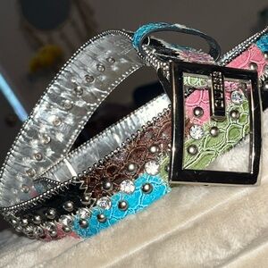 Guess multicolor Studded Belt